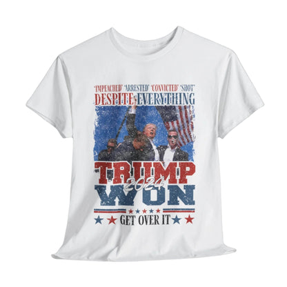 Donald Trump - Trump Won 2024 Get Over It T-Shirt
