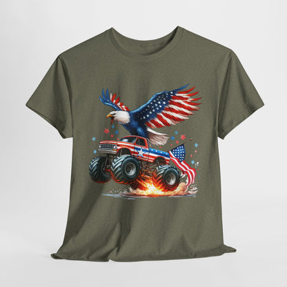Eagle on a Monster Truck T-Shirt