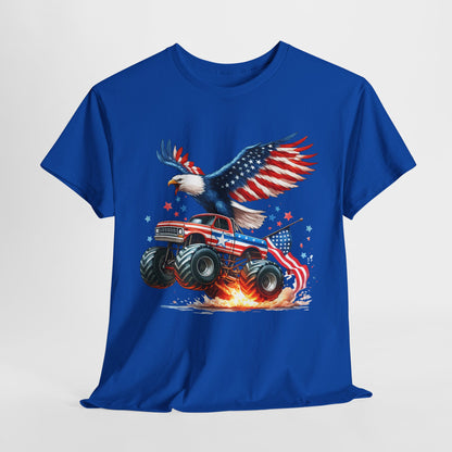 Eagle on a Monster Truck T-Shirt