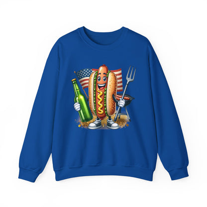 Hot Dog and a Beer Sweatshirt