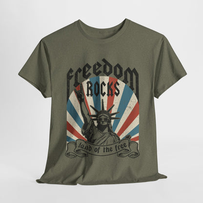 Statue of Liberty - Freedom Rocks T-Shirt
