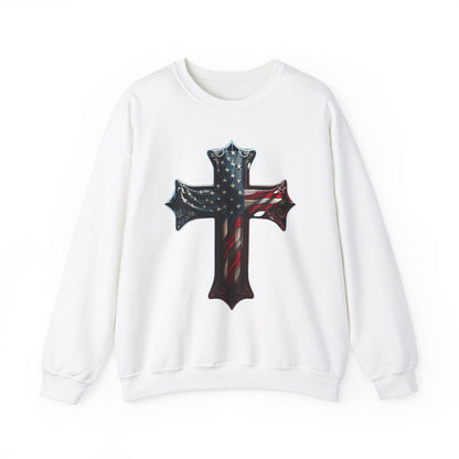 American Flag Cross #2 Sweatshirt