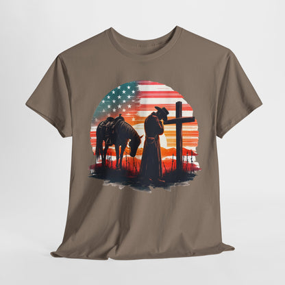 Cowboy Traveler at Cross T-Shirt