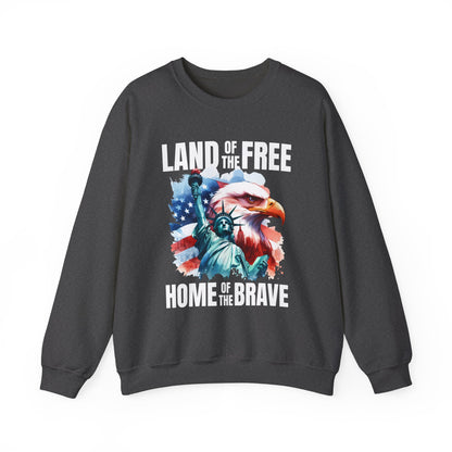 Land of the Free Home of the Brave Sweatshirt