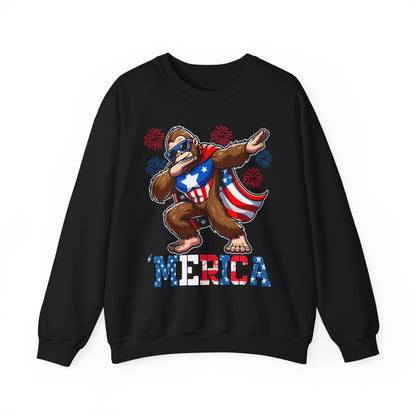 'Merica! Dabbin' Bigfoot Sweatshirt