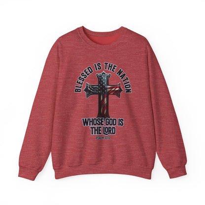 Blessed is the Nation Whose God is the Lord Sweatshirt