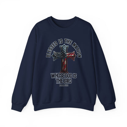 Blessed is the Nation Whose God is the Lord Sweatshirt