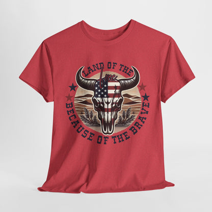 Land of the Free Because of the Brave #3 T-Shirt