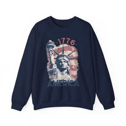 Statue of Liberty - 1776 America Sweatshirt