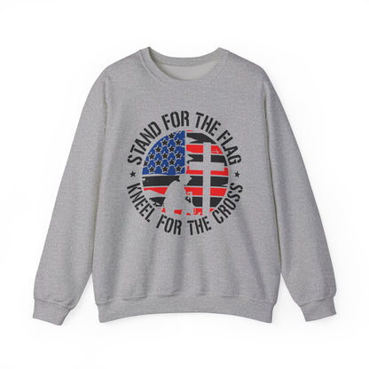 Stand for the Flag Kneel for the Cross Sweatshirt