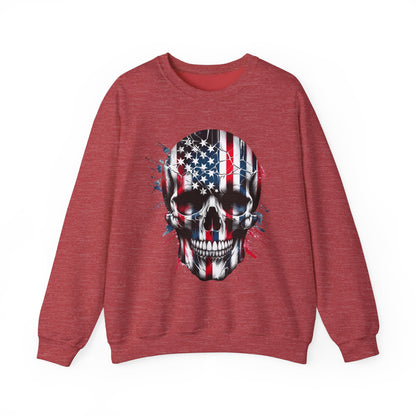USA Flag Skull #1 Sweatshirt