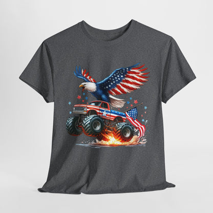 Eagle on a Monster Truck T-Shirt