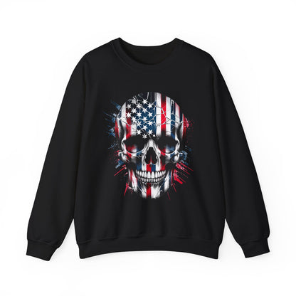 USA Flag Skull #1 Sweatshirt