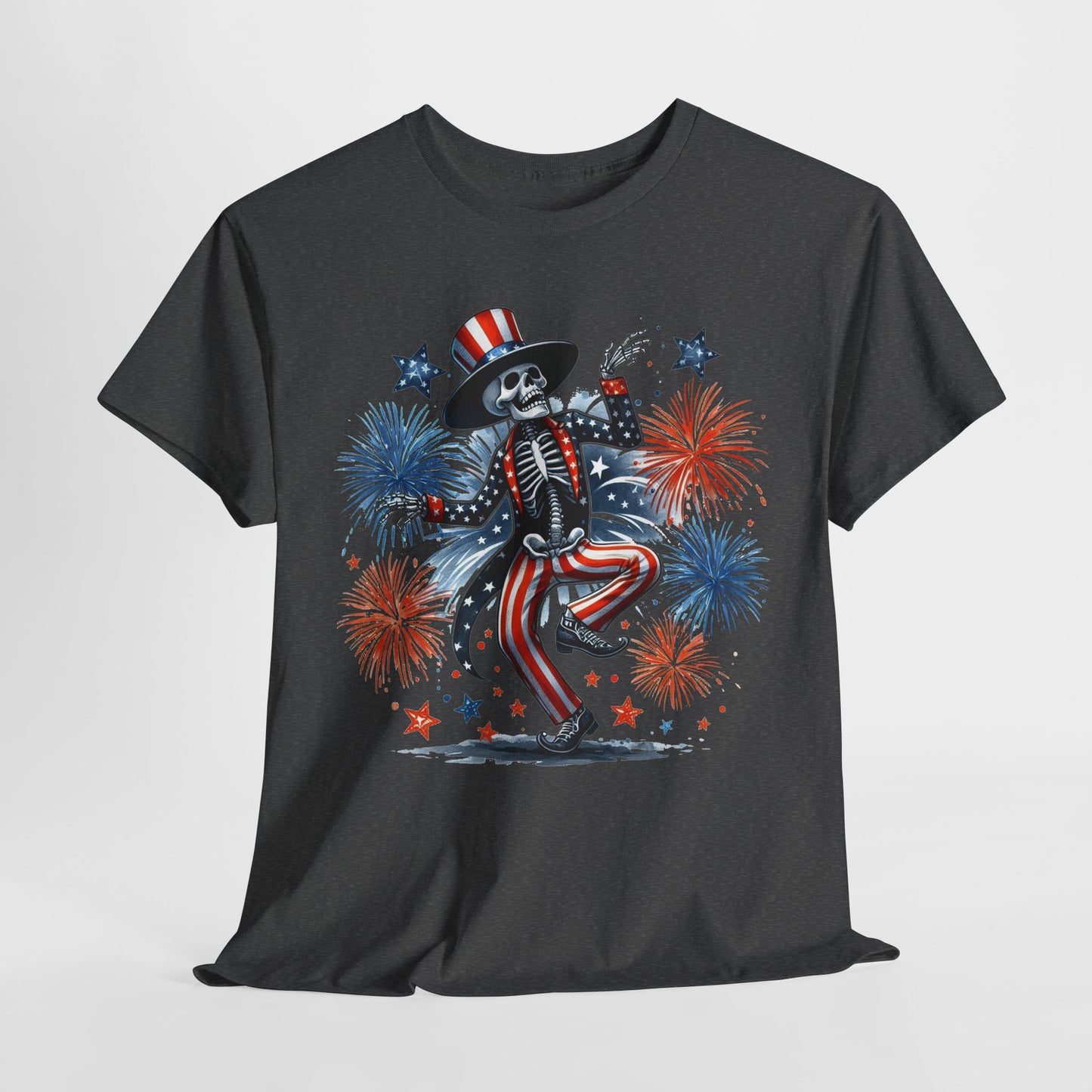 4th of July - Dancing USA Skeleton #1 T-Shirt