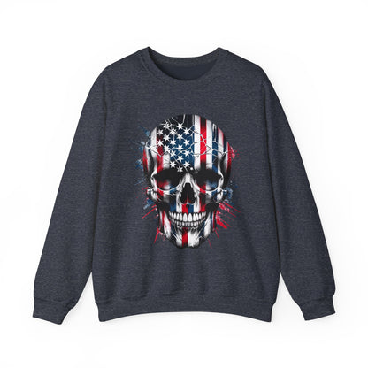 USA Flag Skull #1 Sweatshirt