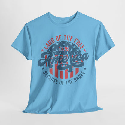 Land of the Free Because of the Brave #1 T-Shirt