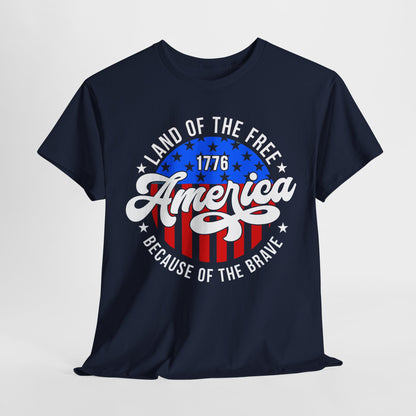 Land of the Free Because of the Brave #2 T-Shirt