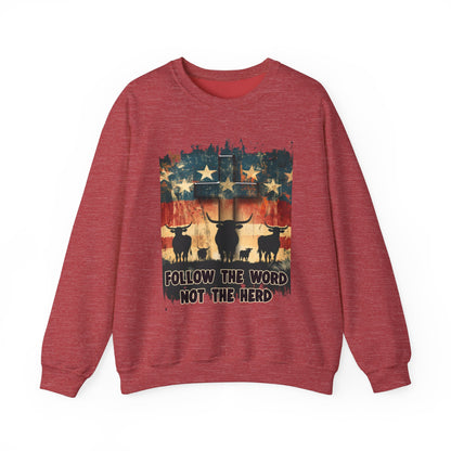 Follow the Word Not the Herd Sweatshirt