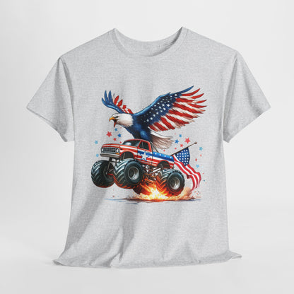 Eagle on a Monster Truck T-Shirt
