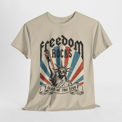 Statue of Liberty - Freedom Rocks T-Shirt