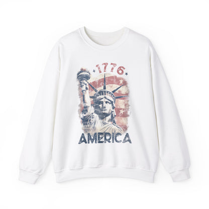 Statue of Liberty - 1776 America Sweatshirt