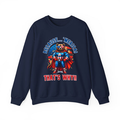 Because 'Merica! That's Why!! #2 Sweatshirt