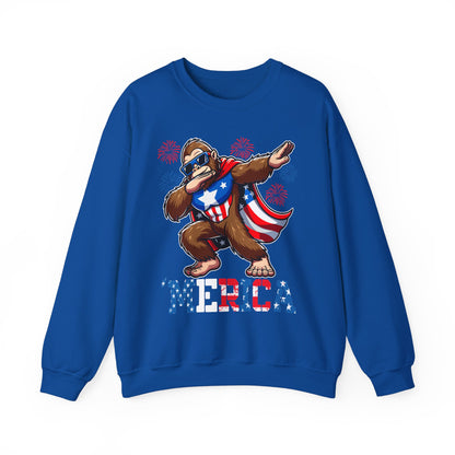 'Merica! Dabbin' Bigfoot Sweatshirt