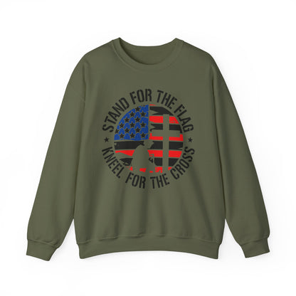 Stand for the Flag Kneel for the Cross Sweatshirt