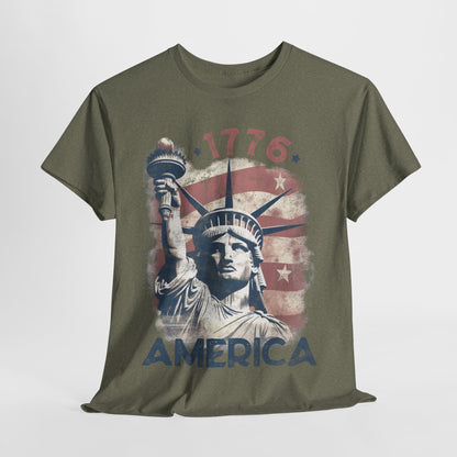 Statue of Liberty - 1776 America T-Shirt