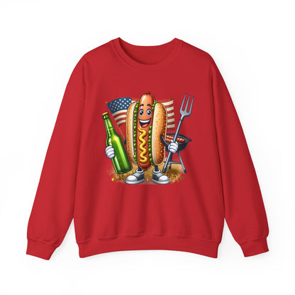 Hot Dog and a Beer Sweatshirt