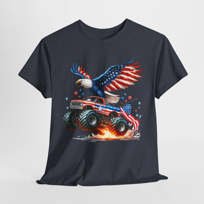 Eagle on a Monster Truck T-Shirt