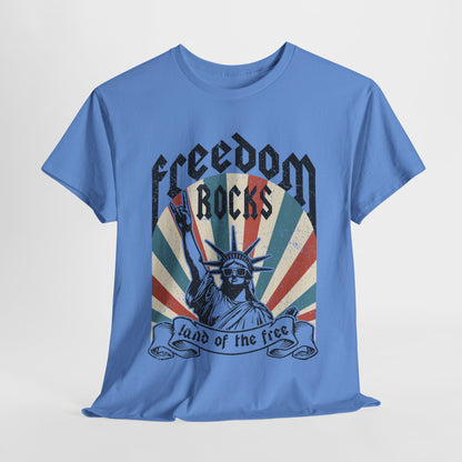 Statue of Liberty - Freedom Rocks T-Shirt