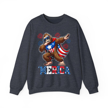 'Merica! Dabbin' Bigfoot Sweatshirt