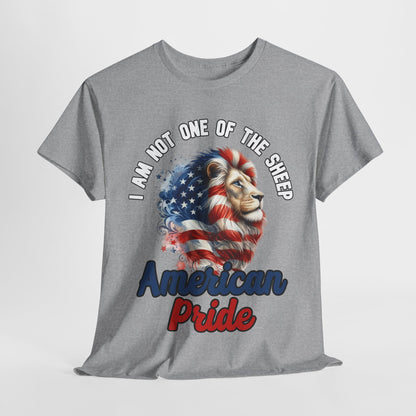 I am Not One of the Sheep - American Pride T-Shirt