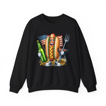 Hot Dog and a Beer Sweatshirt