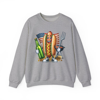 Hot Dog and a Beer Sweatshirt
