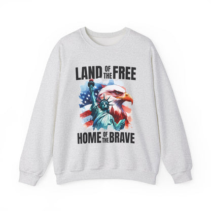 Land of the Free Home of the Brave Sweatshirt