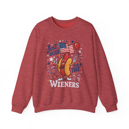 Just Here for the Wieners #1 Sweatshirt