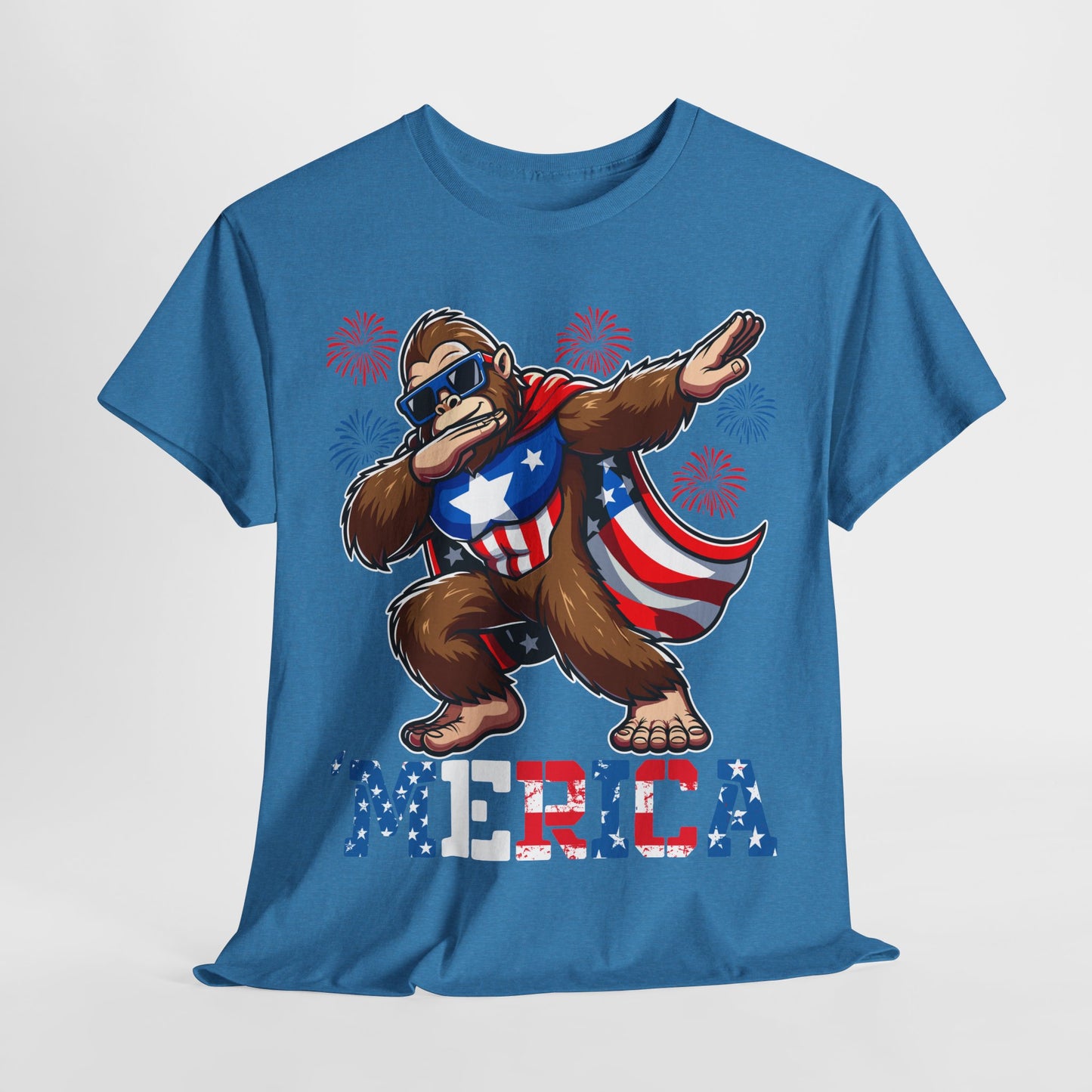 'Merica! Dabbin' Bigfoot T-Shirt