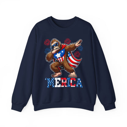 'Merica! Dabbin' Bigfoot Sweatshirt