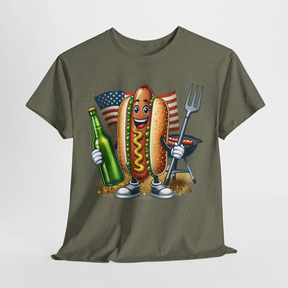 Hot dog and a Beer T-Shirt