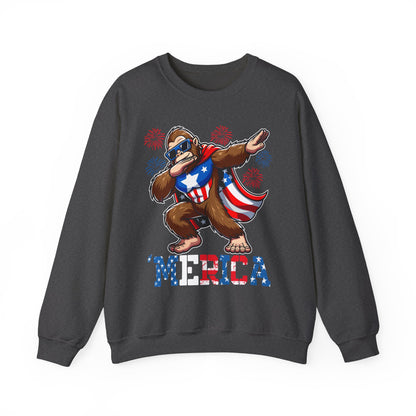 'Merica! Dabbin' Bigfoot Sweatshirt