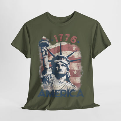 Statue of Liberty - 1776 America T-Shirt