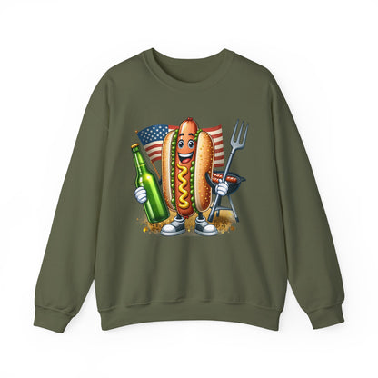 Hot Dog and a Beer Sweatshirt