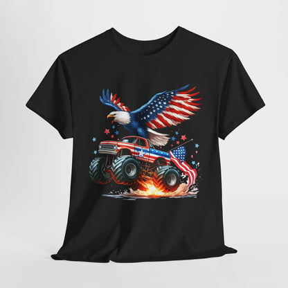 Eagle on a Monster Truck T-Shirt