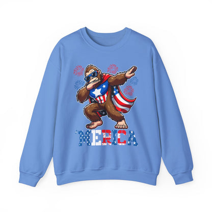 'Merica! Dabbin' Bigfoot Sweatshirt
