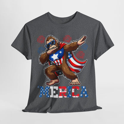 'Merica! Dabbin' Bigfoot T-Shirt