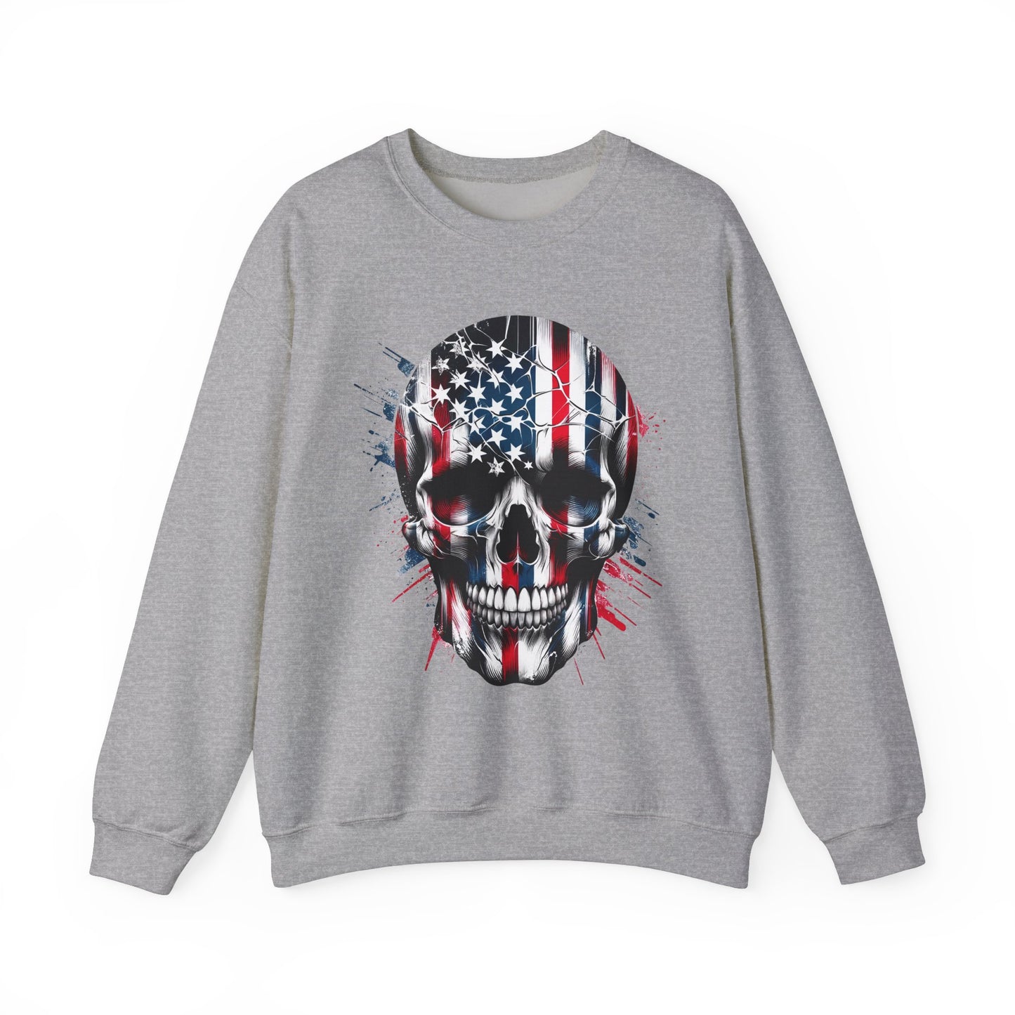 USA Flag Skull #1 Sweatshirt