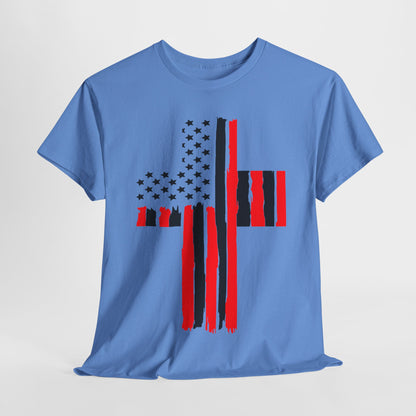 American Flag Cross #1 T-Shirt