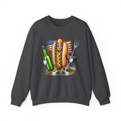 Hot Dog and a Beer Sweatshirt